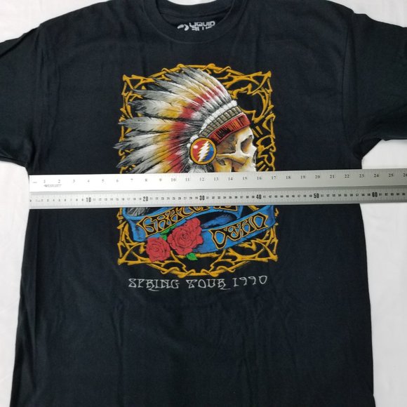 Grateful Dead Spring Tour 1990 Licensed T-Shirt - Picture 4 of 6